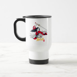 Mug De Voyage Illustration de Mulan "Bold Spirit"