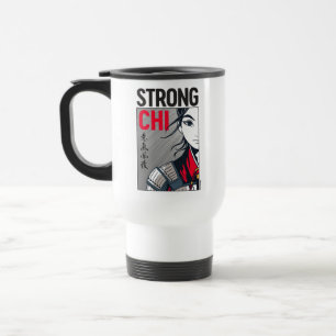 Mug De Voyage Illustration de Mulan "Strong Chi"