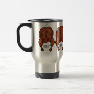 Mug De Voyage Illustration de poulet rôti