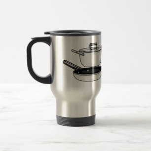 Mug De Voyage Illustration des jeux de cuisine