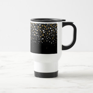 Mug De Voyage Illustration des points de Parties scintillant en