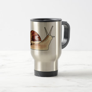 Mug De Voyage Illustration d'escargot