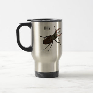 Mug De Voyage Illustration du scarabée de stade