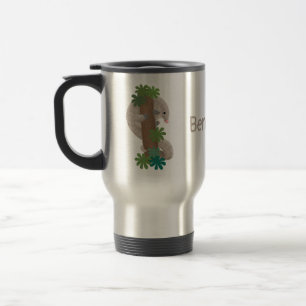 Mug De Voyage Illustration d'une anteure de pangolin mignonne