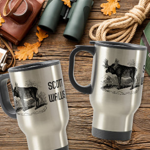 MUG DE VOYAGE IMAGE D'ORIGNAUX AVEC DES NOMS PERSONNALISÉS