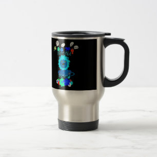 Mug De Voyage Impression d'art de lion Hakuna Matata