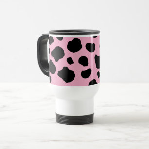 Mug De Voyage Impression de vache, Motif de vache, Spots de vach