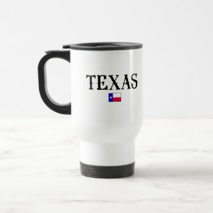 Mug De Voyage Indicateur de la carte d'état du Texas USA