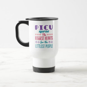 Mug De Voyage Infirmière en USIP, les plus grands cœurs pour les