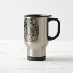 Mug De Voyage Insigne d'agent de police
