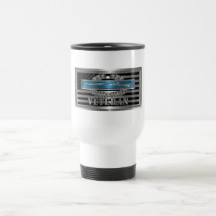 Mug De Voyage Insigne d'un vétéran de combat de la BCEI