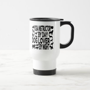 Mug De Voyage Instructeur de Yoga Amoureux des chiens