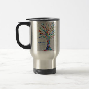 Mug De Voyage Instructeur de Yoga Arc-en-ciel