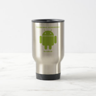 Mug De Voyage Intérieur de programmateur de logiciel (lettres d