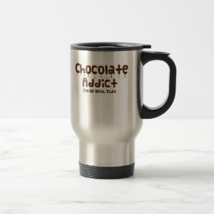 Mug De Voyage Intoxiqué de chocolat