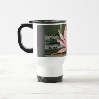Mug De Voyage Isaïe 58:11 Eau Lily Voyage Mug