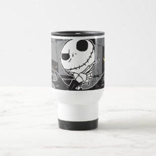 Mug De Voyage Jack Skellington  Éffrayant Arrière - plan ocula
