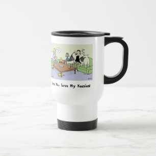 Mug De Voyage J'adore mes Keeshonden