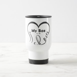 Mug De Voyage J'adore mon chéri • Vous = ♥