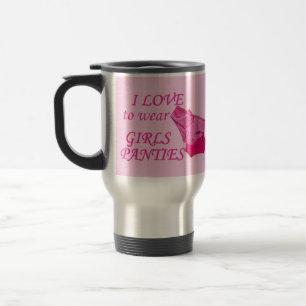 Mug De Voyage J'ADORE porter LES PANTIES DE FILLE