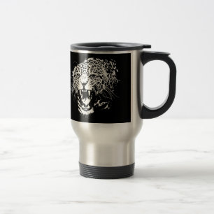 Mug De Voyage Jaguar noir et blanc