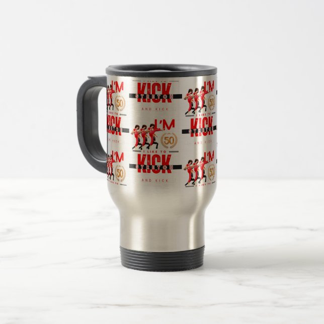 Mug De Voyage J'Ai 50 Ans (Devant gauche)