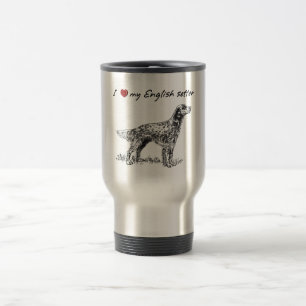 Mug De Voyage J'ai "coeur" mes mots anglais et graphique