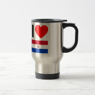 Mug De Voyage j'aime le paraguay