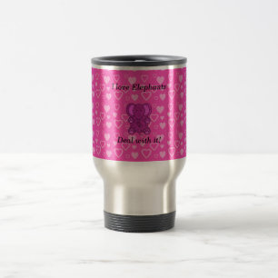 Mug De Voyage J'aime que les éléphants s'en occupent