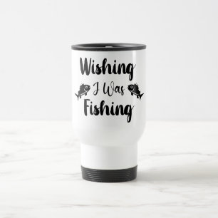 Mug De Voyage J'aimerais pêcher une citation drôle