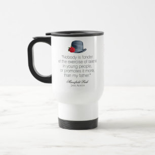 Mug De Voyage Jane Austen - Mon père - Casquette Vintage
