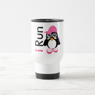 Mug De Voyage je cours le pingouin