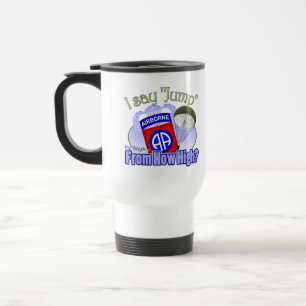Mug De Voyage Je dis le saut [quatre-vingt-deuxième aéroporté
