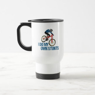 Mug De Voyage Je Fais Mes Propres Stunts Mountain Biker Vintage