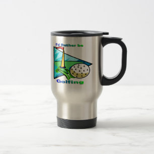 Mug De Voyage Je jouerais au golf plutôt