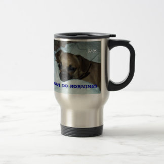 MUG DE VOYAGE JE NE FAIS PAS LES MATINS, DJ 06