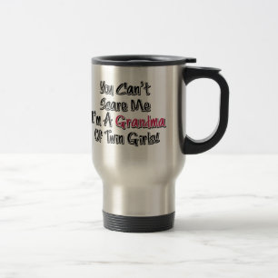 Mug De Voyage Je ne peux pas me faire peur Grand-mère de filles