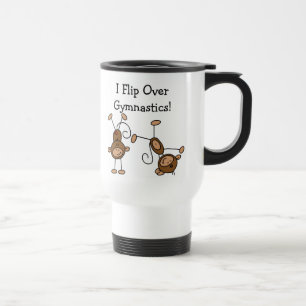 Mug De Voyage Je renverse au-dessus de la gymnastique
