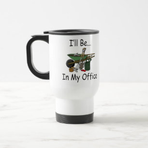 Mug De Voyage Je serai dans mon jardin de bureau