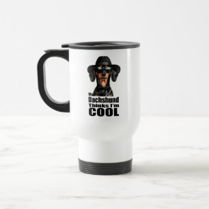 Mug De Voyage Je suis Cool Dachshund