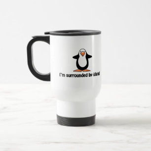 Mug De Voyage Je suis entouré d'Idiots