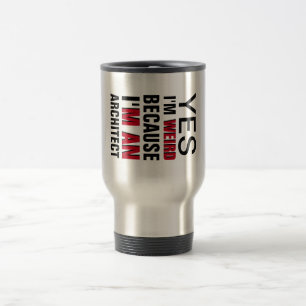 Mug De Voyage Je suis un architecte