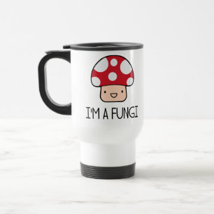 Mug De Voyage Je suis un champignon de type d'amusement de