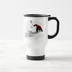 Mug De Voyage Je suis un joueur de hockey