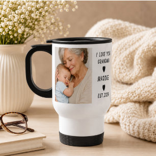 Mug De Voyage Je t'aime grand-mère Jour des grands-parents