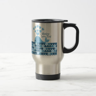 Mug De Voyage Je vous aime baleine