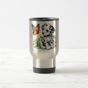 Mug De Voyage Joli(e) ami(e) dalmate/papillon