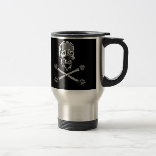 Mug De Voyage Jollys rogers de pirate de chrome