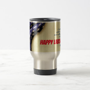 Mug De Voyage JOURNÉE DU TRAVAIL PERSONNALISÉE   Écriture du dra