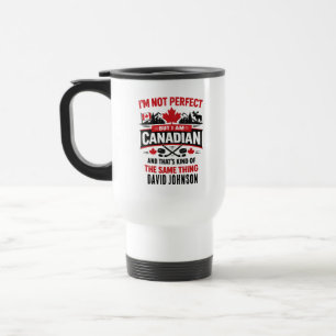Mug De Voyage Journée personnalisée du drapeau du Canada Canad